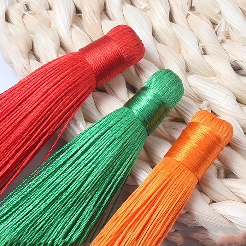 Wholesale Handmade Mixed Color Ice Silk Hanging Tassels Bookmarks Clothing  Accessories Tassel Fringe DIY Jewelry Accessories - China Bookmarks Tassels  and Pendant Craft Tassels price