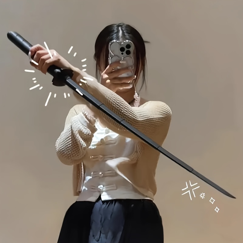  Espada samurái retráctil de gravedad de impresión 3D, juguete  samurái de impresión 3D, espada retráctil de impresión de plástico Cos,  juguete telescópico Katana (negro) : Juguetes y Juegos