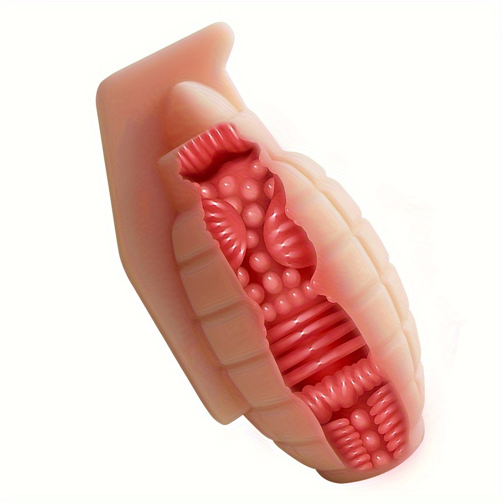 1pc Soft Male Masturbator Pocket Pussy For Men Silicone Vagina Anal  Realistic Male Masturbation Cup Sex Tool For Men Sex Toys For Adult