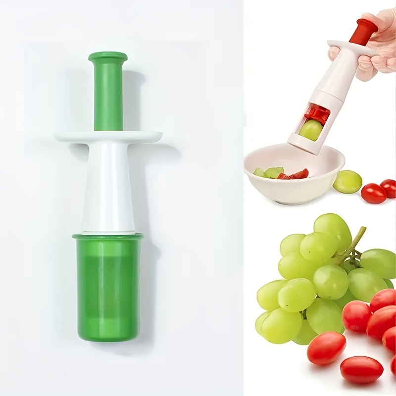 Cherry Tomato Slicer, Grape Slicer, Multifunctional Grape Cutter, Small  Fruit Cutter, Grape Kitchen Accessories, Cake Decoration Tool, Fruit  Slicer, Kitchen Tools, Kitchen Gadget, Back To School Supplies, Party  Supplies - Temu