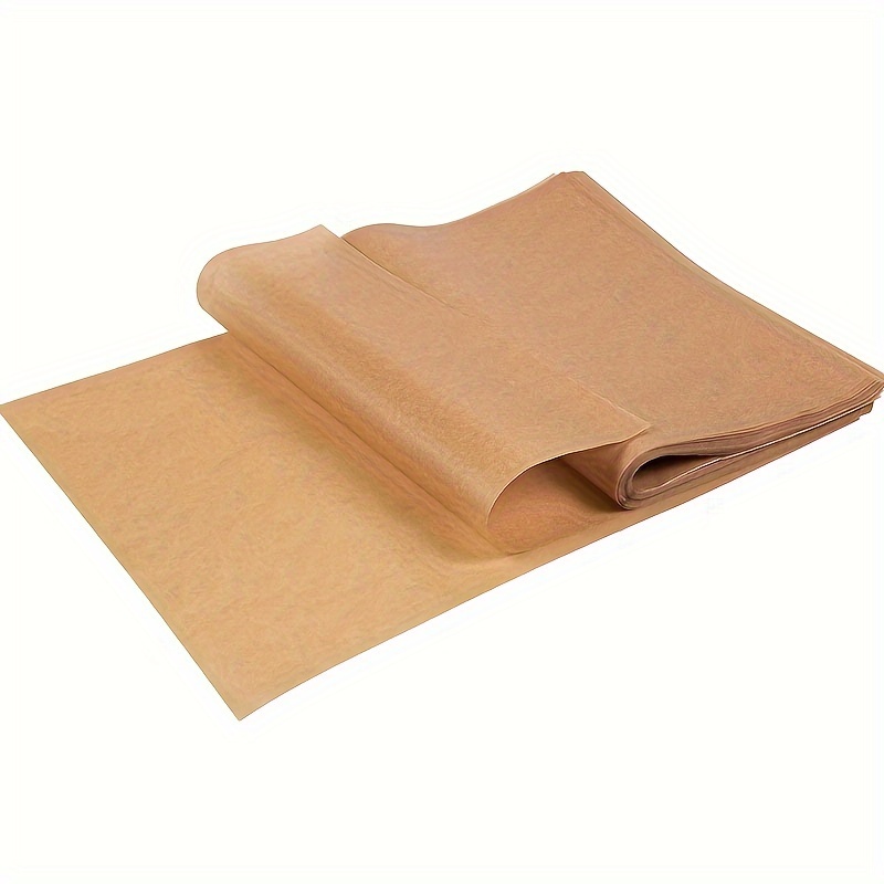 Parchment Non-Stick Baking Paper Sheets 12x16 Bakery 200pcs Brown