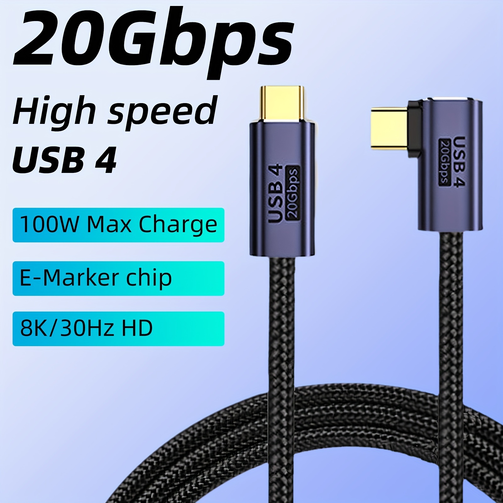20 gbit/s usb c usb c magnetstecker 4 fuß kabel Usb4.0 - Temu Austria