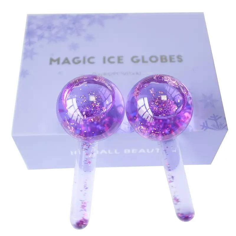 Ice Globes Facials Cooling Ice Balls Face Ice Roller Facial - Temu
