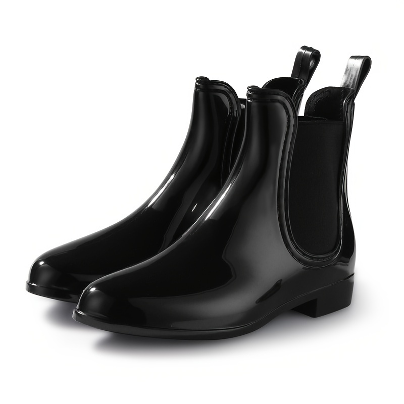 Women's Waterproof Chelsea Ankle Rain Boots
