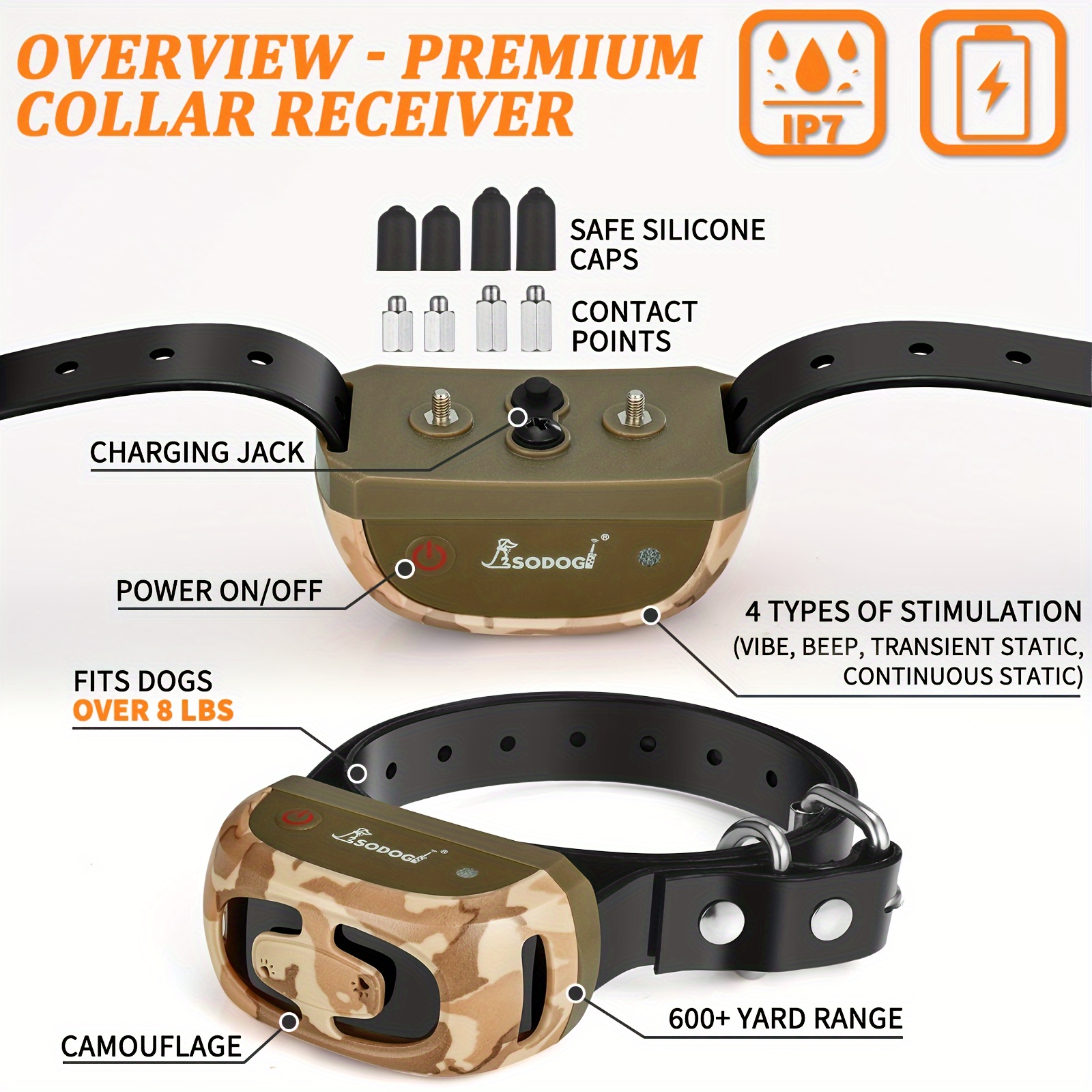 Premium dog hotsell training collar