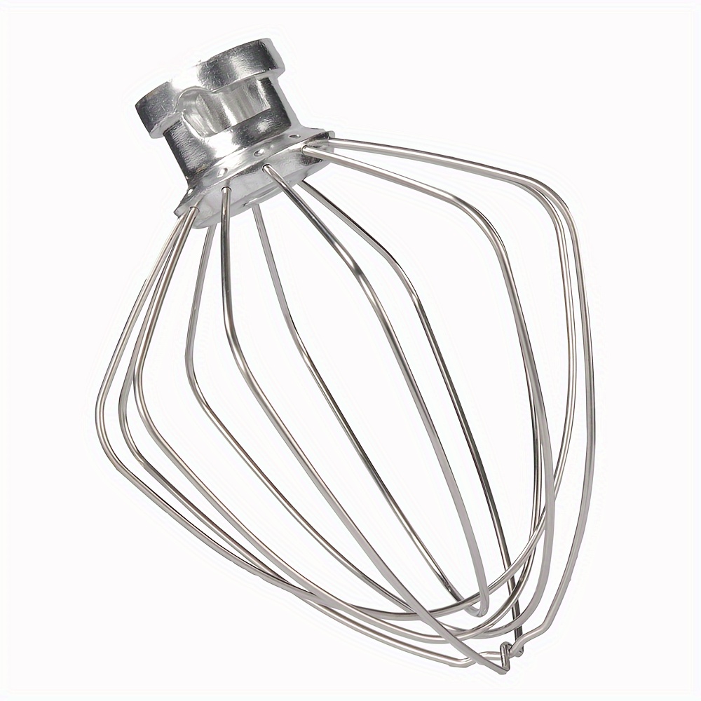 K45WW Wire Whip Attachment for 4.5-5Qt KitchenAid Tilt-Head Stand Mixer,  Stainless Steel Whisk Attachment for Kitchenaid Mixer