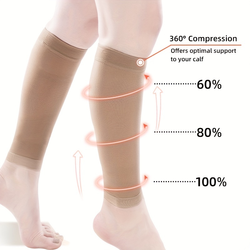 Unisex Compression Leg Sleeve Relieve Varicose Veins Circulation