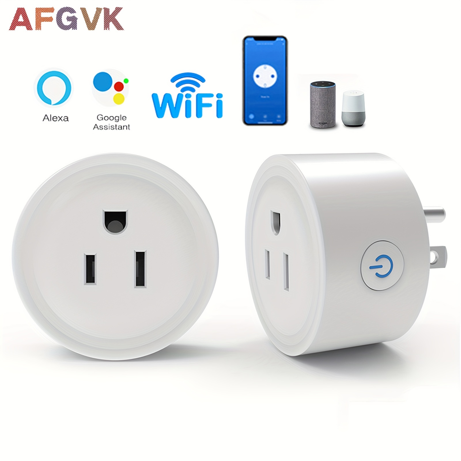 Mini Smart Plug, Smart Outlet Work with Alexa and Google Home, Voice  Control, Remote Control, FCC Certified, Vesync APP, 2.4G WiFi Only, 10 Amp,  Wi-Fi Outlet,No Hub Required.