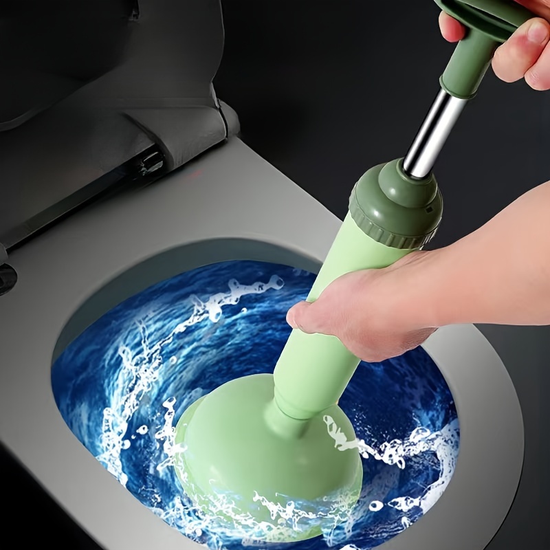 Toilet Plunger Drain Clog Remover, Unclogging Bathroom Toilet Pipes, Dredge  The Plumbing Toilet - Temu