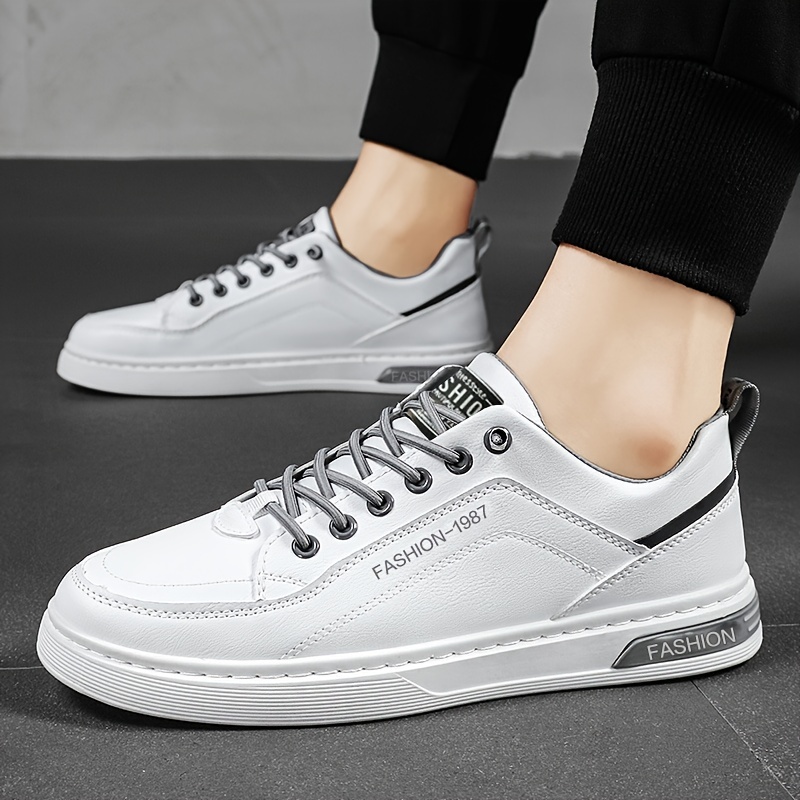 Men's Athleisure Shoes, Casual Lightweight Skate Sneakers For Spring Summer