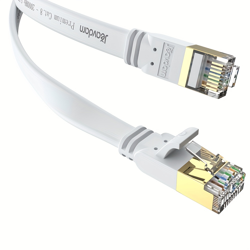 Cable Ethernet Cat 8 Cable Ethernet Plano Alta Velocidad - Temu Chile