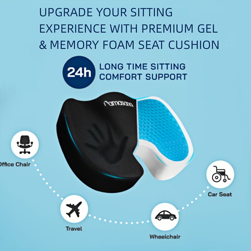 Car Seat Cushion Relieve Back Pain Enhance Driving Experience Seat