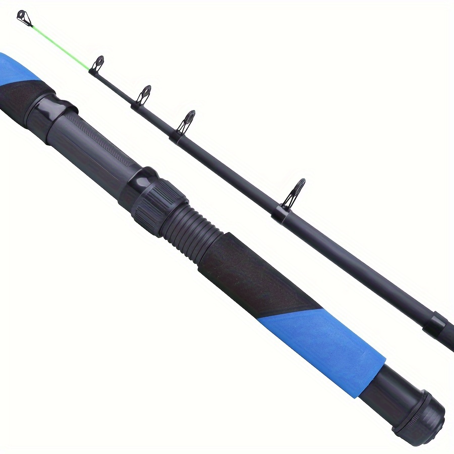 Mini Hand Rod Caña Pescar Telescópica Fibra Carbono Rotativa - Temu