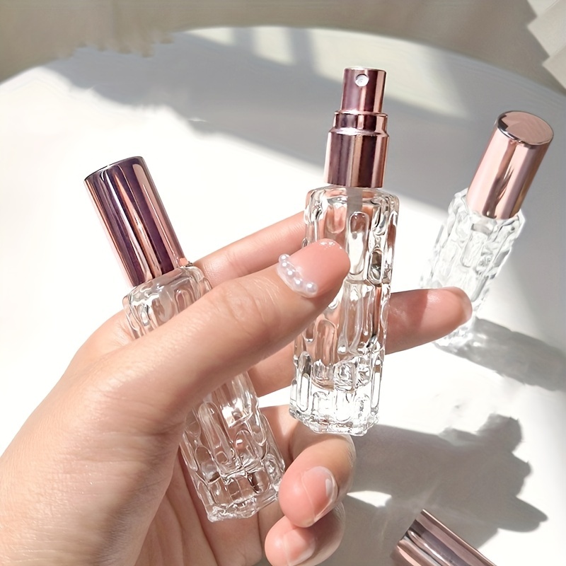 Simple Design French Crystal 3ML Clear Essential Oil Perfume Women Bottles  Gifts