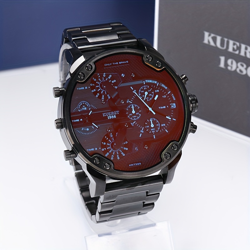 Big daddy black bracelet men's watch hot sale