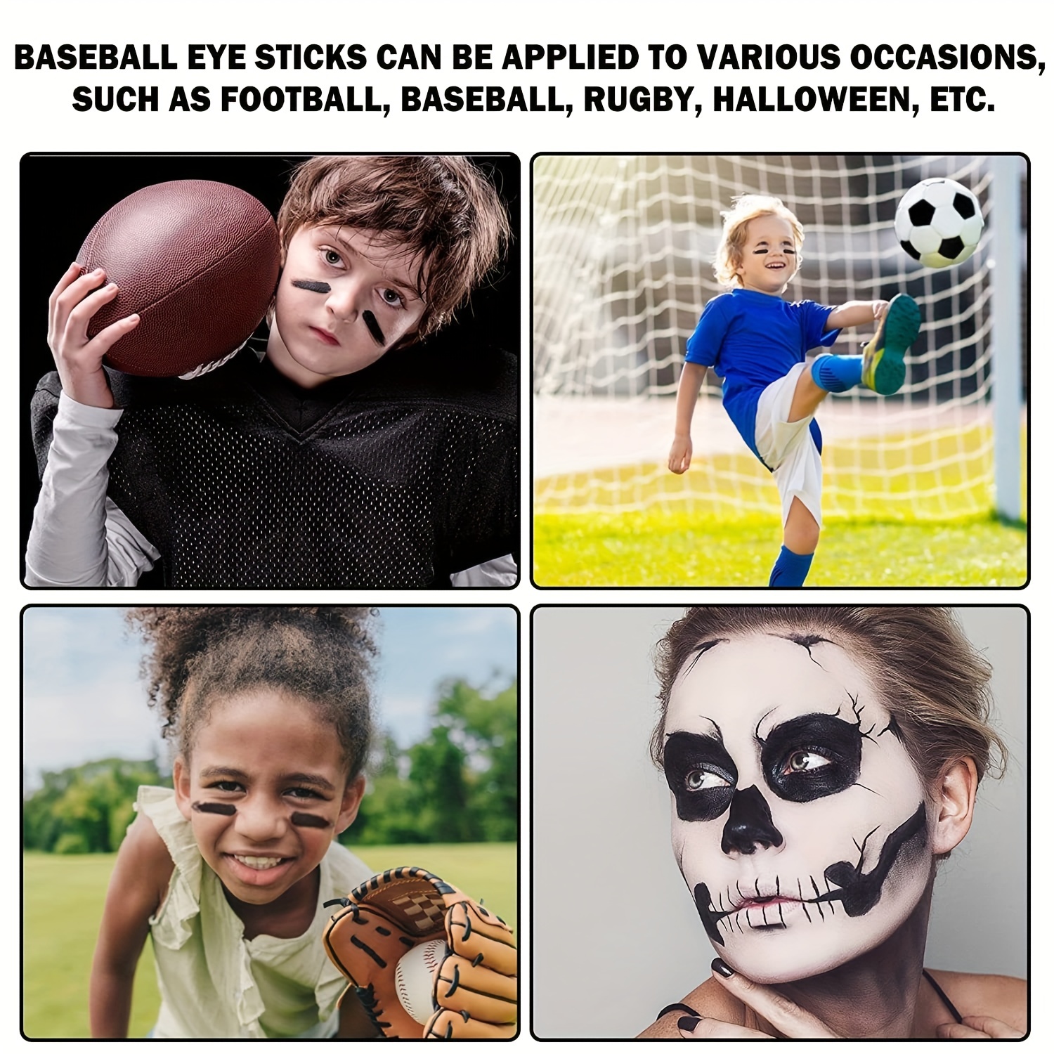 Easy to apply Eye Black Stick For Baseball Cosplay - Temu