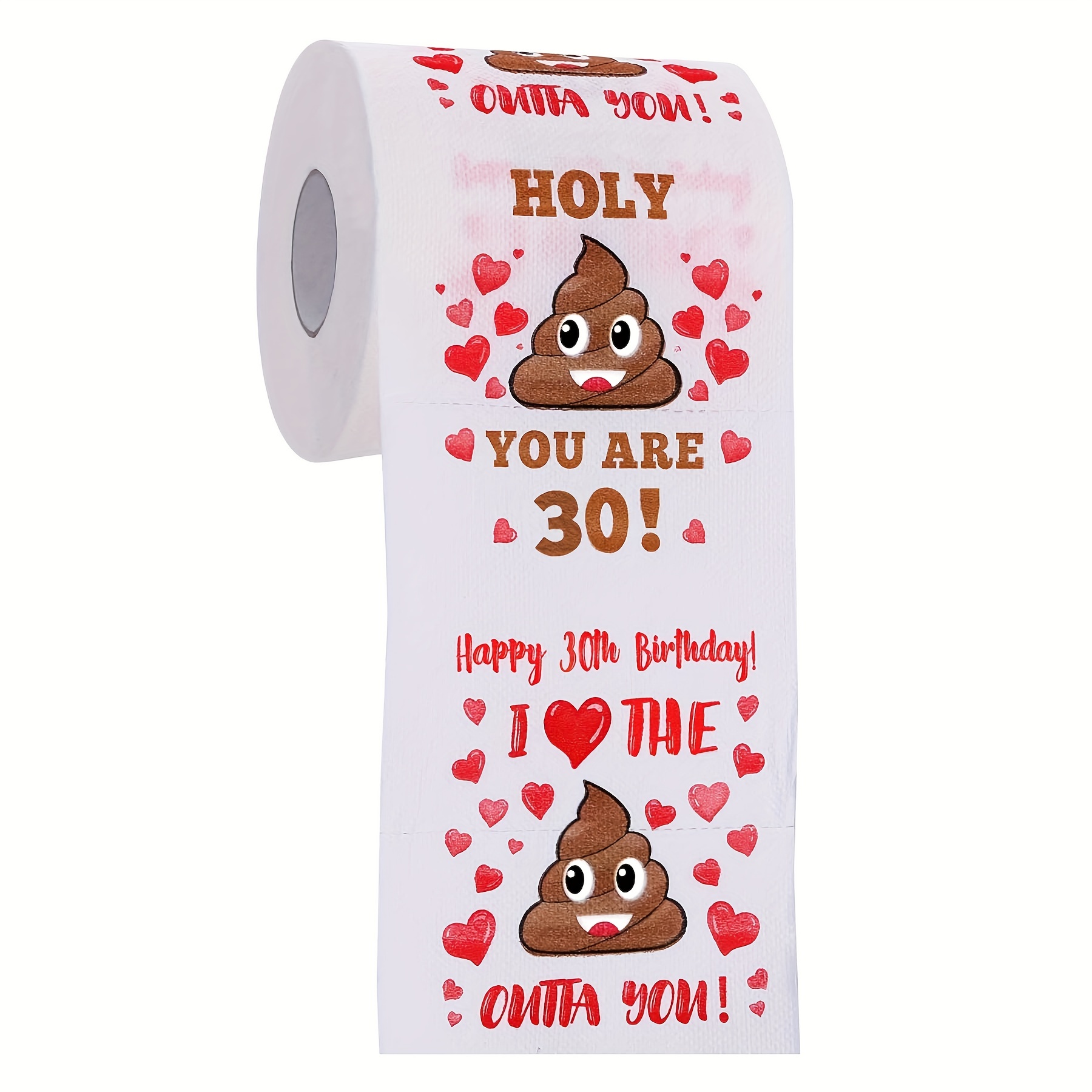 AOZITA Regalos de cumpleaños 60 para hombres y mujeres, papel higiénico de  broma feliz para él, ella, suministros de fiesta de 3 capas, ideas de