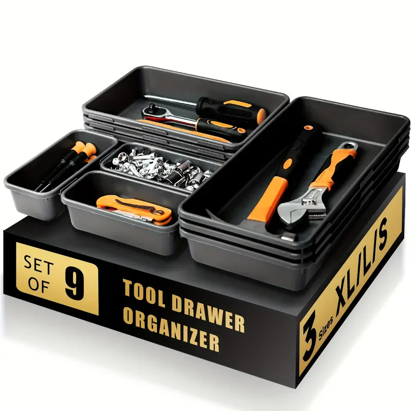 Upgraded Tool Box Organizer Tray Toolbox Desk Drawer - Temu