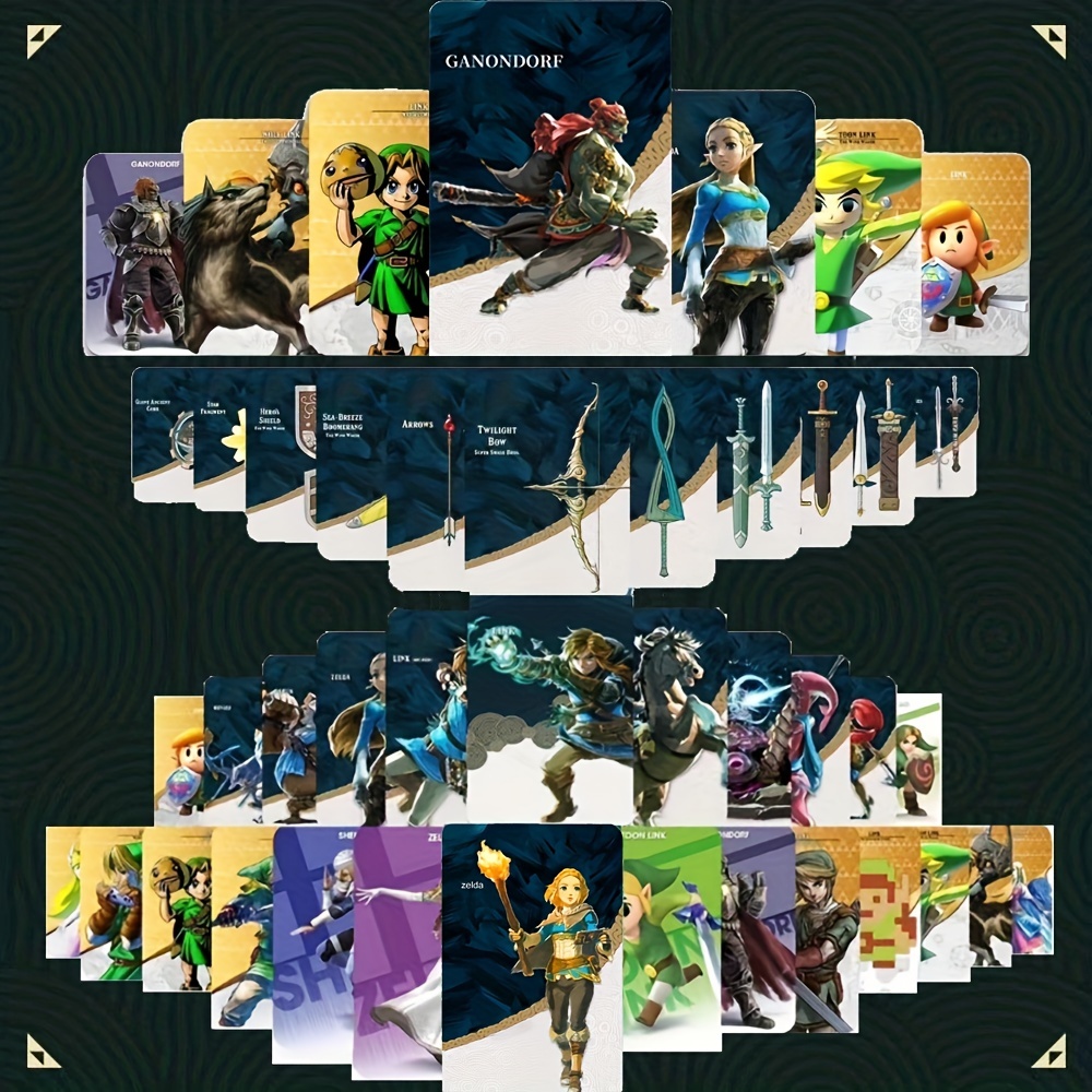 Nfc Cards Compatible For Legend Of Zleda Breath Of The - Temu Mexico