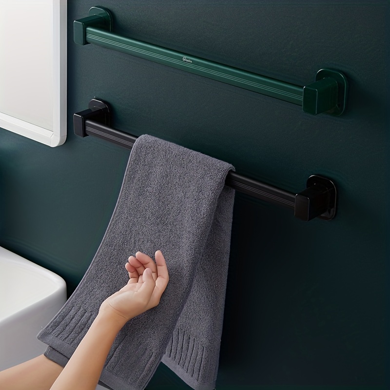 Multifunctional Punch Towel Bar for Bathroom Storage