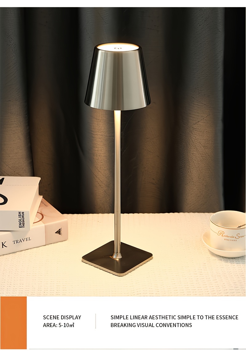1 Lampe De Bureau Atmosphérique, Créative Et Protectrice Des Yeux, Simple  Lampe De Chevet Rétro Pour