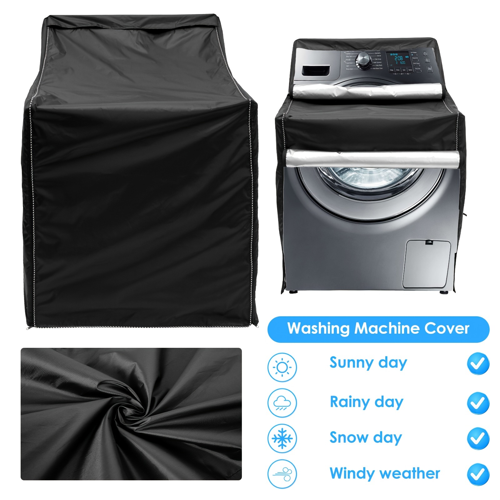 Machine à laver anti-poussière, housse de protection étanche, sèche-li
