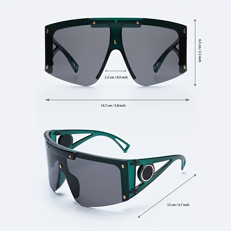 Women's Trendy Versatile Outdoor Sunglasses Windproof Ski - Temu