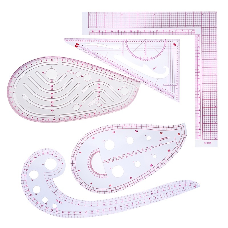 French Curve Ruler Dressmaking Acrylic Dress Curve Rulers Tailors Ruler Measure Clothing DIY , Armhole Curve, Size: As described