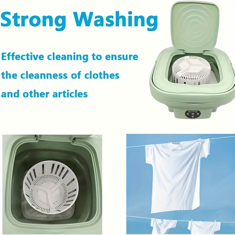 Mini Washing Machine, Automatic Portable Washer Machine For Underwear Baby  Clothes, Handheld Easy Storage