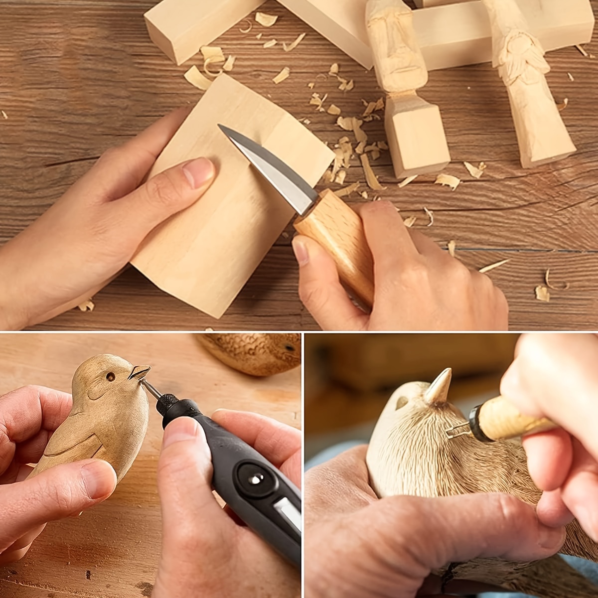 Carving Blocks (2”x2”x6”) Basswood For Wood Carving - Temu
