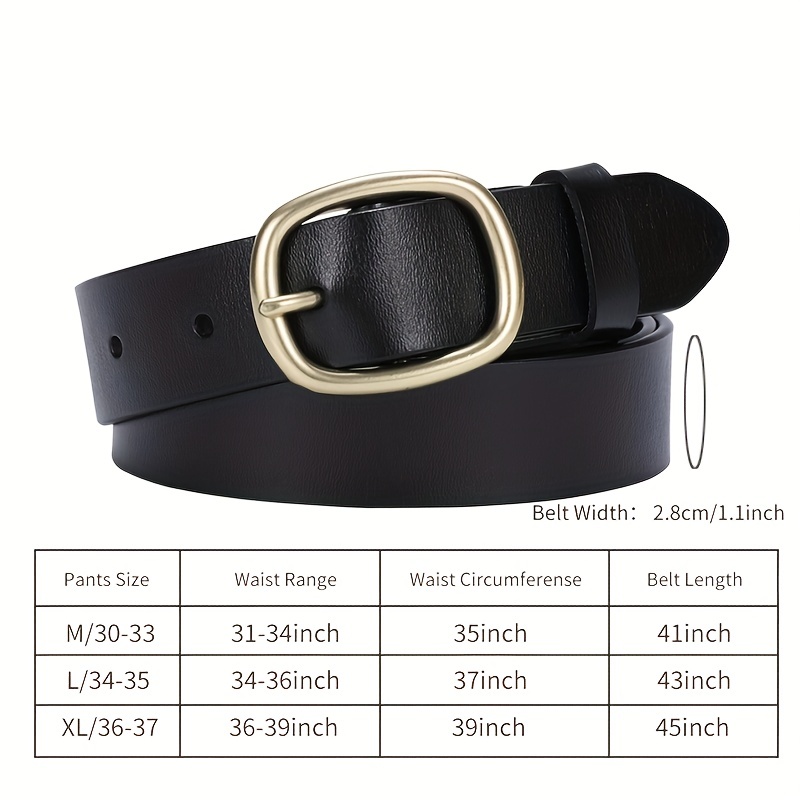 Vintage Engraved Buckle Pu Belt Solid Color Elegant Jeans Pants Belt  Outdoor Casual Thin Suit Belts For Women - Temu Austria