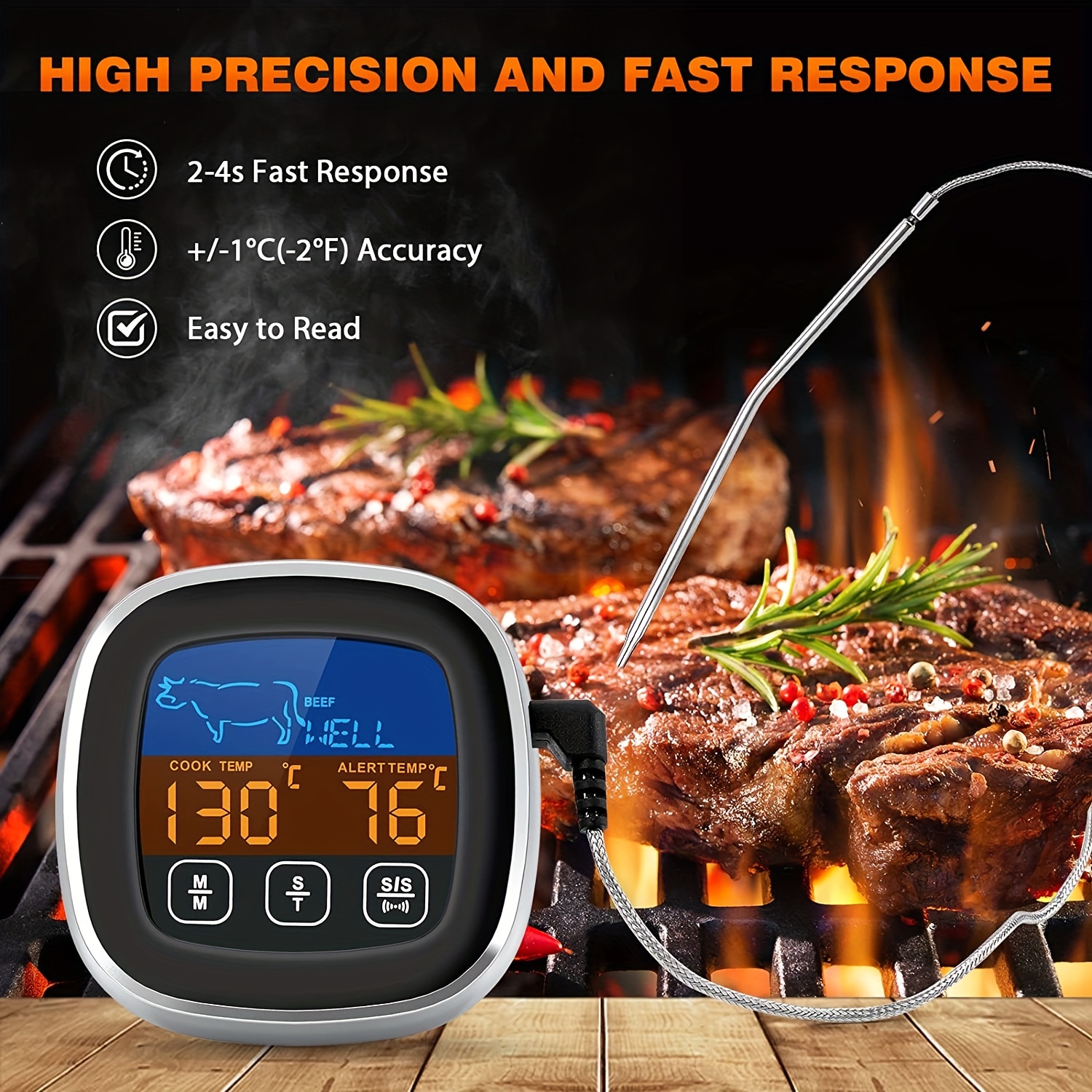 INKBIRD IBT-4XS BT Grill Meat Thermometer Meat Thermometer Review