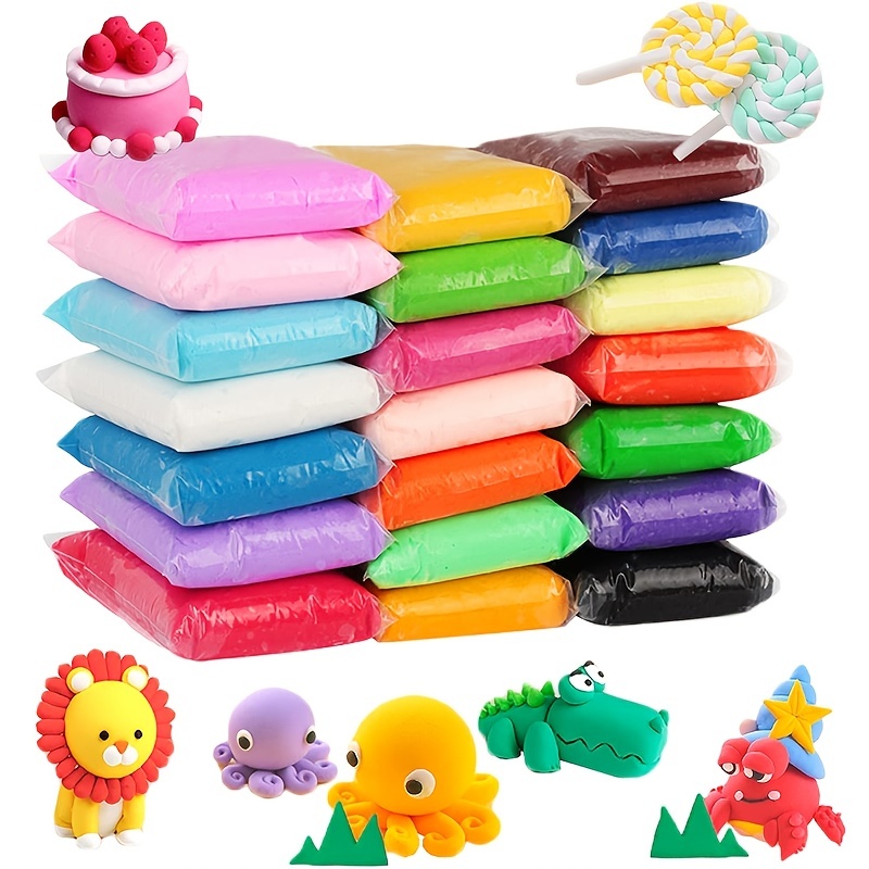 CiaraQ Kit de arcilla para modelar – Arcilla mágica ultraligera de secado  al aire en 36 colores, segura y no tóxica, gran regalo para niños.