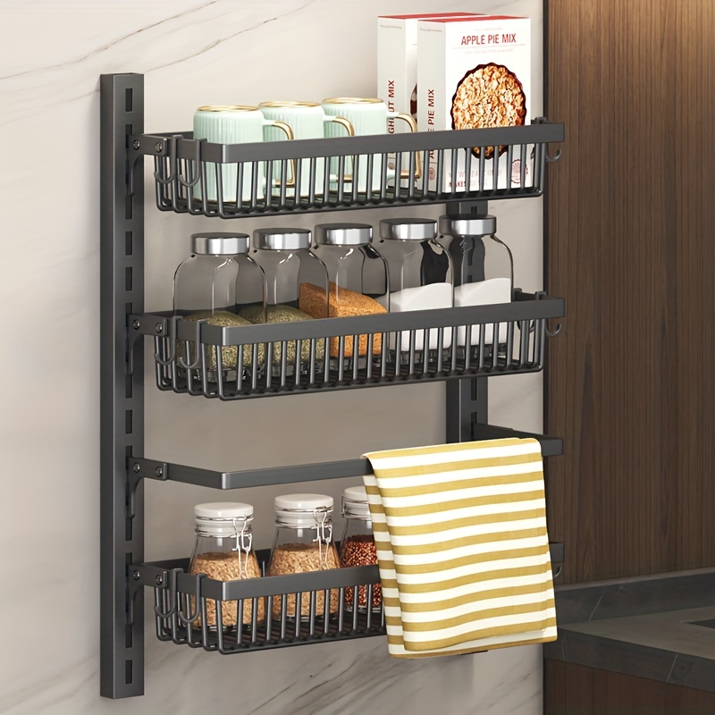 2 Layer Kitchen Storage Rack, Wall Organiser, Small kitchen Rack