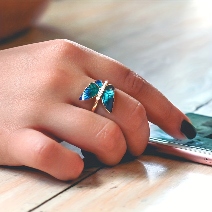 Creative Butterfly Ring Insect Personality Ring