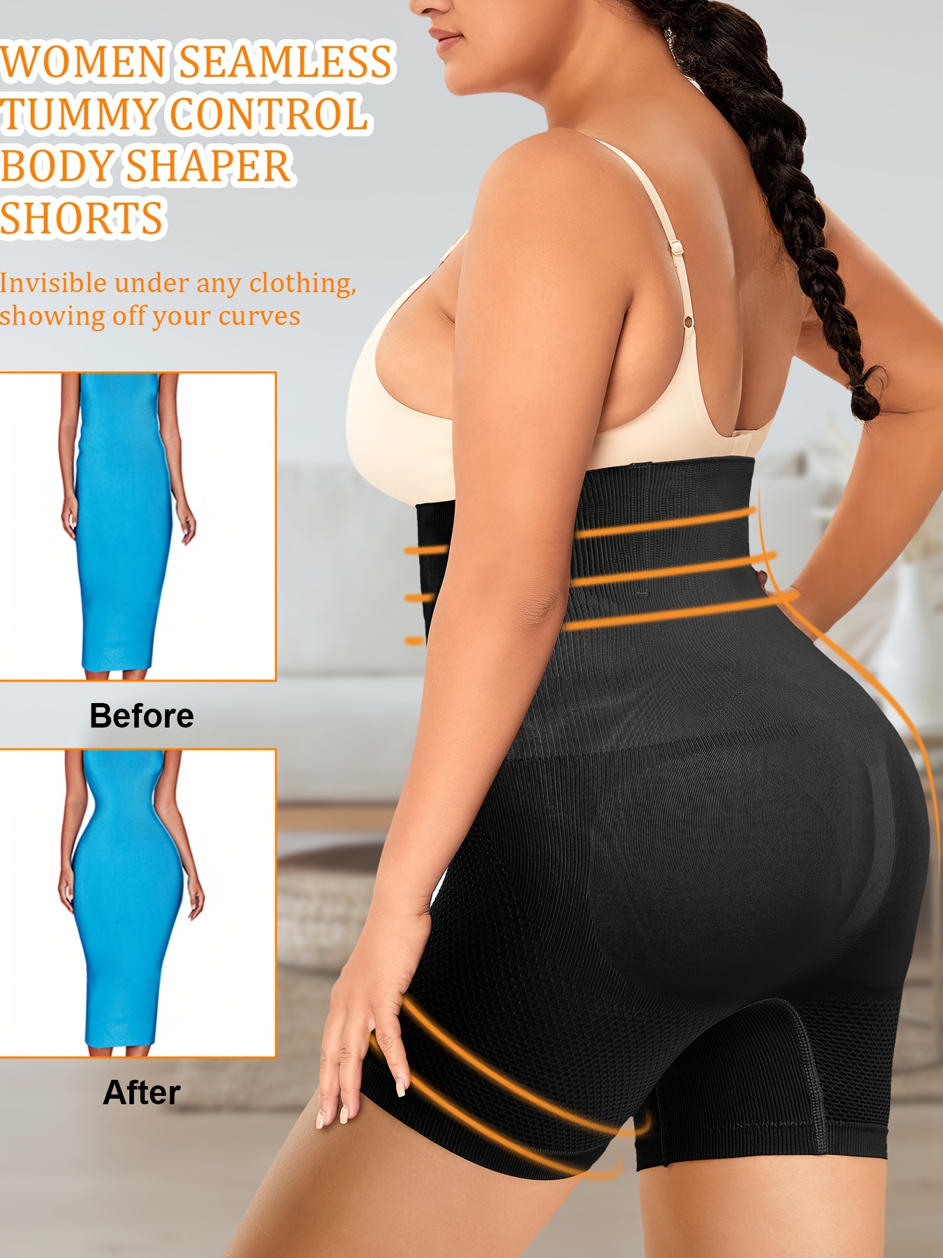Body Shaper Tummy Control Panty Shapewear for Women Under Shorts