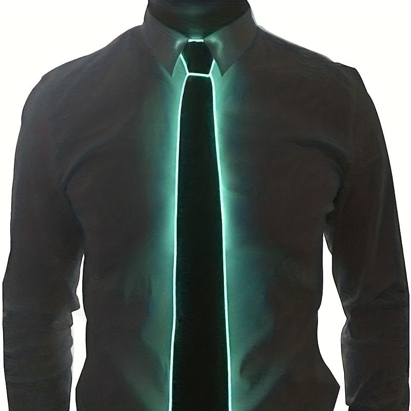 Led Necktie Adjustable Light Tie Novelty Necktie Party - Temu