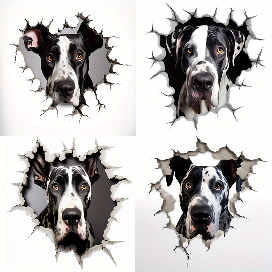 Great dane hot sale window decals