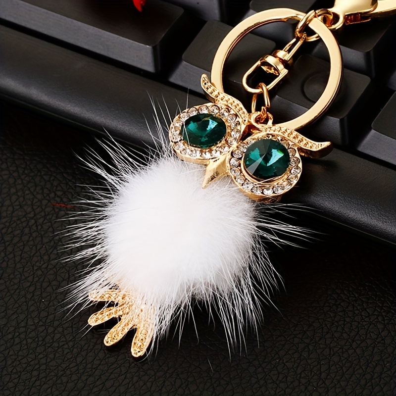 Macrame Owl Keychain Cute Accessories Boho Bag Charm Animal -  UK in  2023