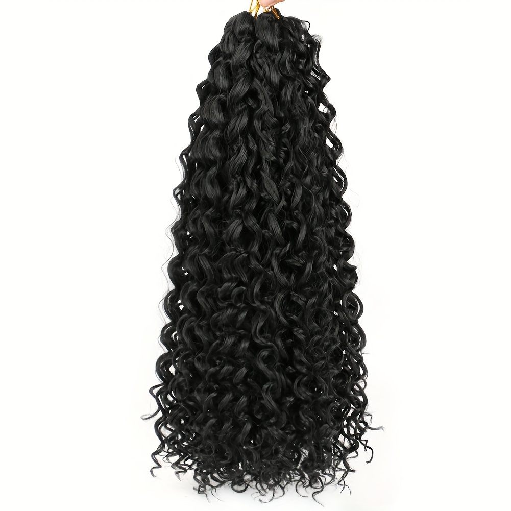 8 Packs Curly Crochet Hair GoGo Curl Crochet hair for Black Women Deep Wave  Braiding hair,Synthetic Bohemian Crochet Braid Water Wave Crochet hair  Extensions(18inch, 1B) : : Beauty & Personal Care
