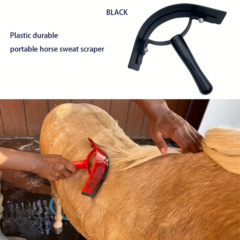 Raschietto Per Sudore A Perry - Per Cavalli E Pony, In Plastica, Colori Vari D7 - Foto 5