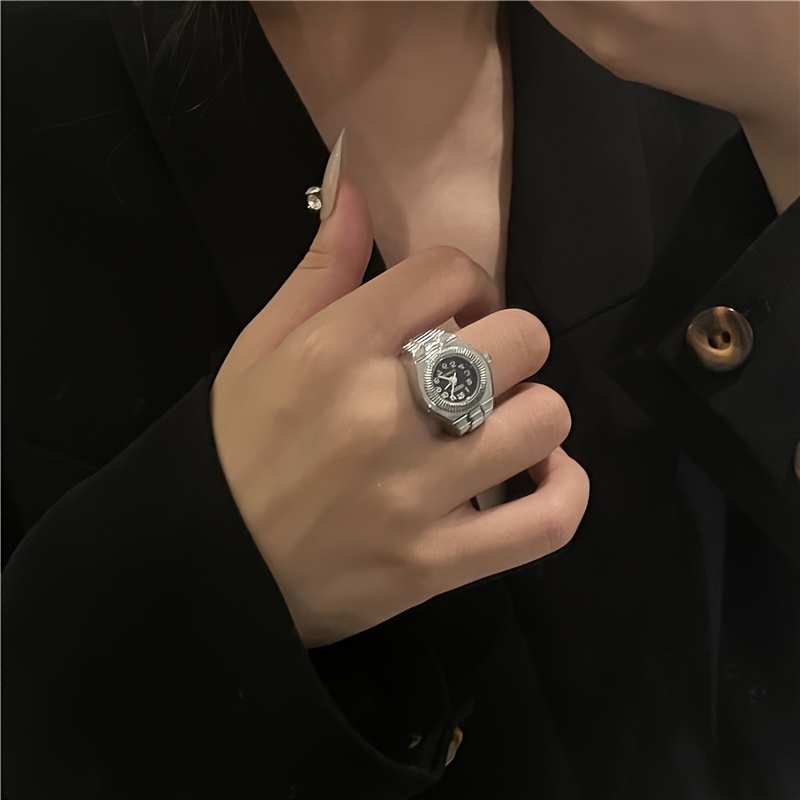 Finger watch ring online rolex