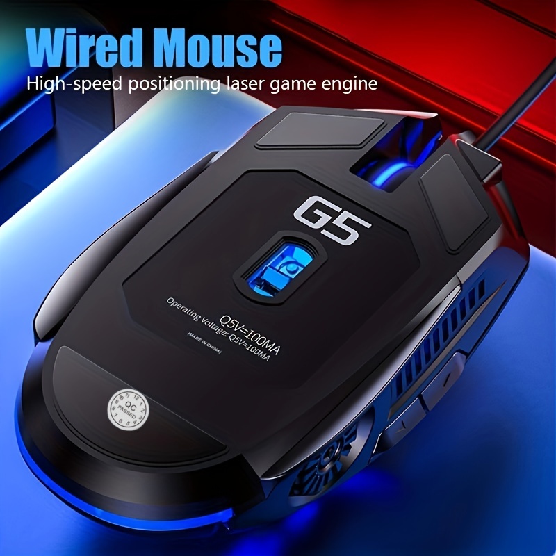 Upgrade Gaming Experience: Rgb Wired Gaming Mouse Silent - Temu