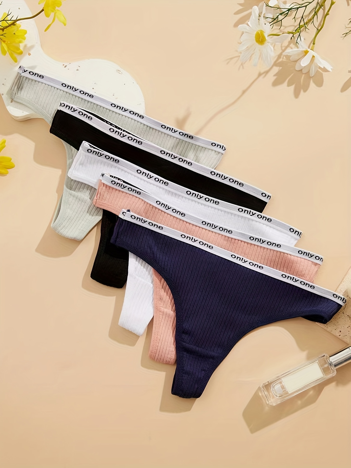 Sexy Adjustable Custom Stainless steel Letter Name Briefs T-back for Women  Panties Thongs G-string Bikini Low Waist Underwear