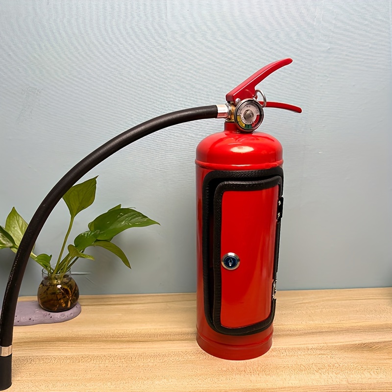 1pc Metal Mini Fire Extinguisher Small Bar Original 1 To 1 Weight 2.2LB  Iron Art, Bar Countertop Decorated With A Wine Storage Rack, Fire  Extinguisher
