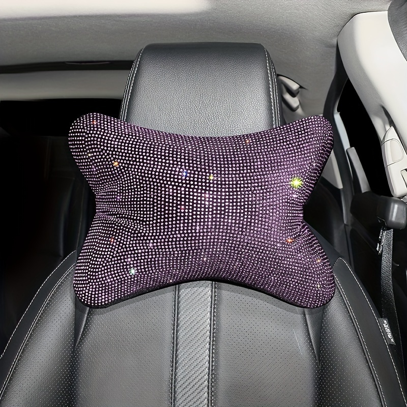 Suede Car Headrest Car Pillow Car Driving Seat Waist Support Car A Pair Of  Car Pillow Neck Pillow Four Seasons With Independent Pillow Core - Temu