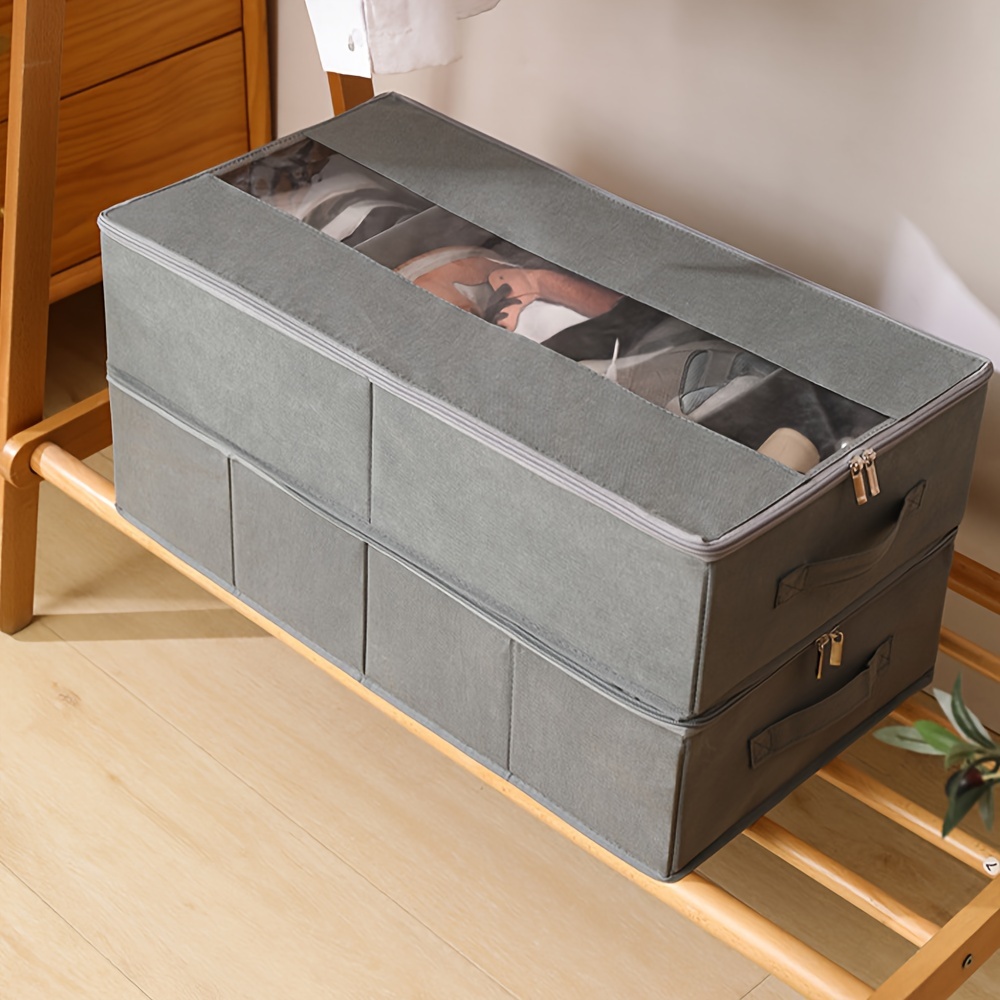 Organizador de zapatos debajo de la cama caja de almacenamiento