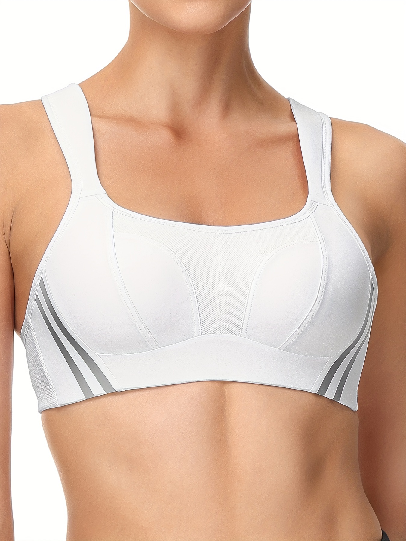 Gotoly High Impact Sports Bra for Women Wireless Adjustable Straps