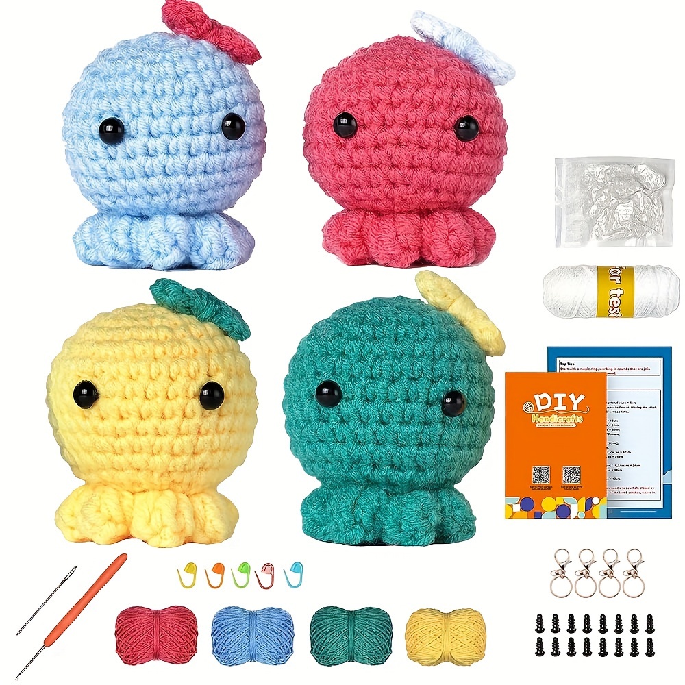 Crochet Set Diy Crochet Set For Beginners Crochet Starter - Temu