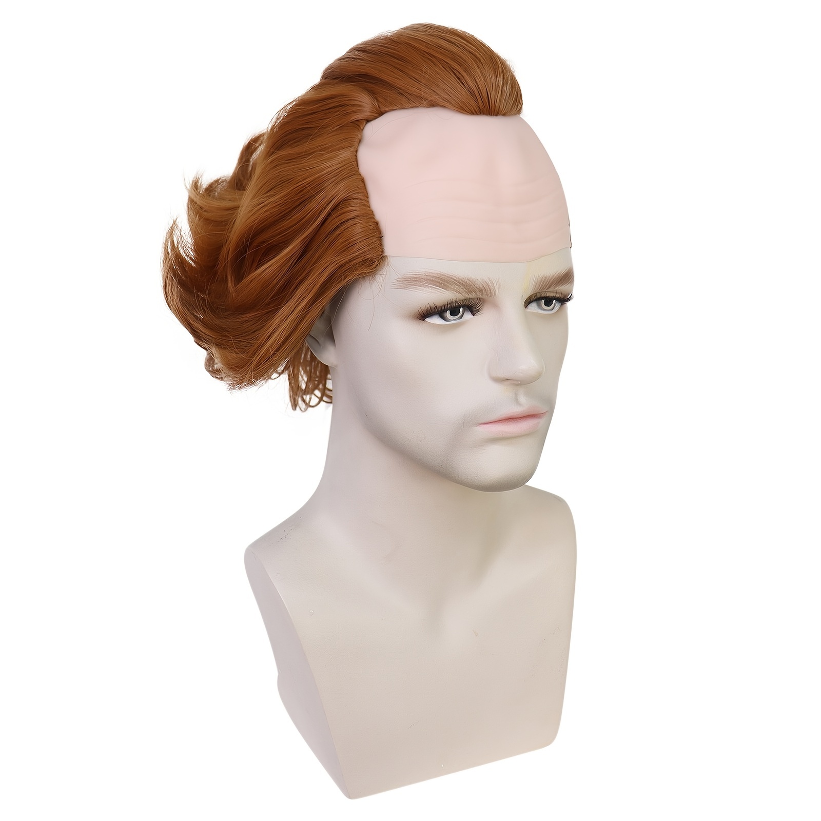 brown male cosplay wig